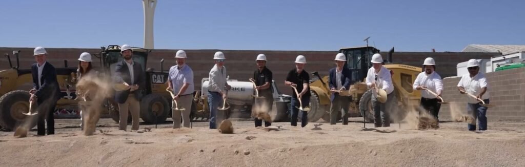 Groundbreaking ceremony for a multifamily project in Las Vegas